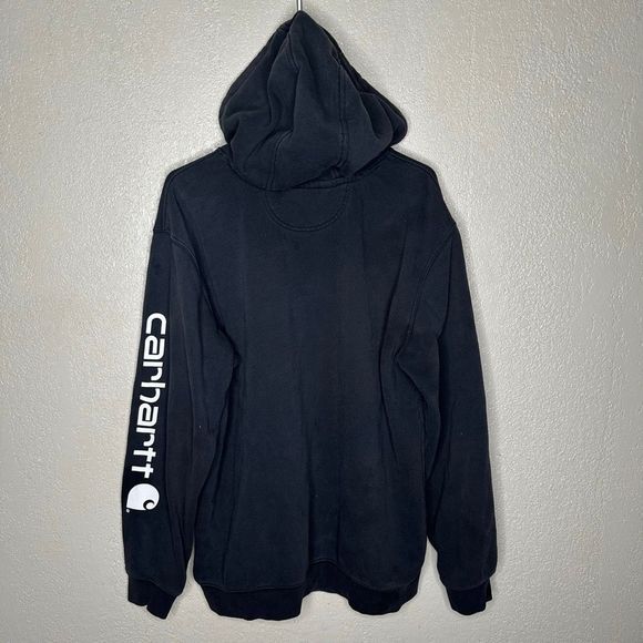 Carhartt Sleeve Writing Hoodie Large - Picture 3 of 4